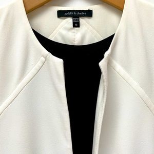 Long crepe Judith and Charles vest